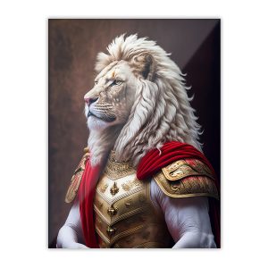 Tableau stylisé lion césar
