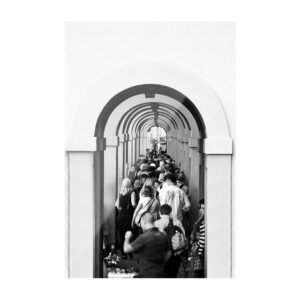 Tableau Décoratif Scène de Rue de Florence Italie